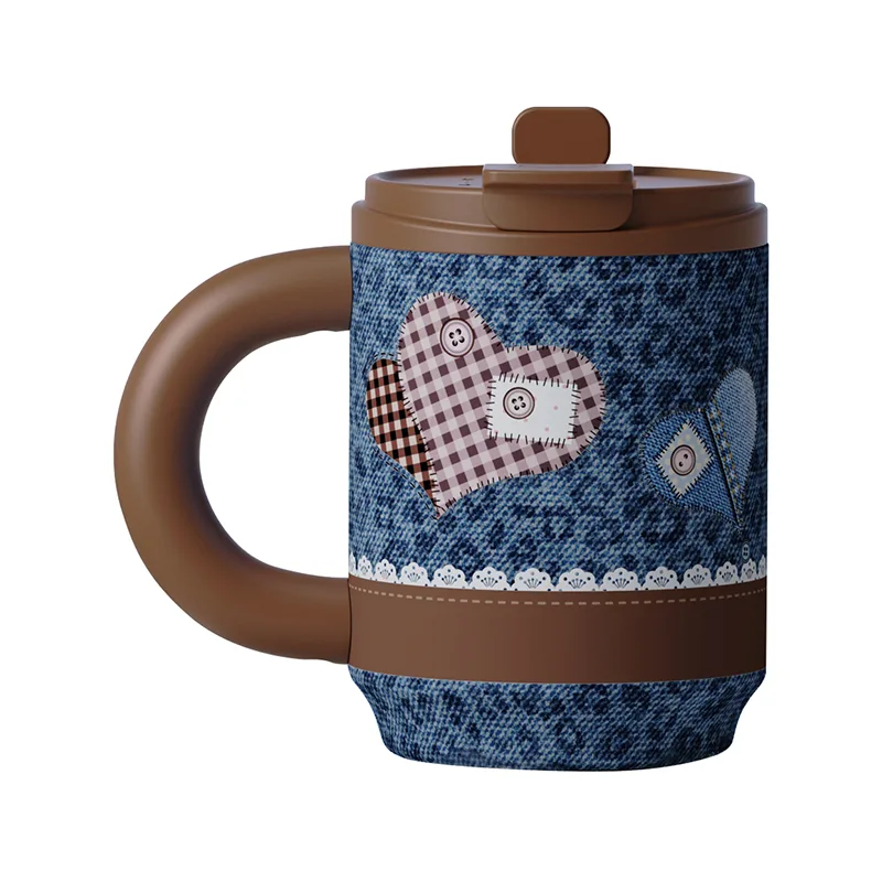 Cangkir Kopi Dinding Ganda
